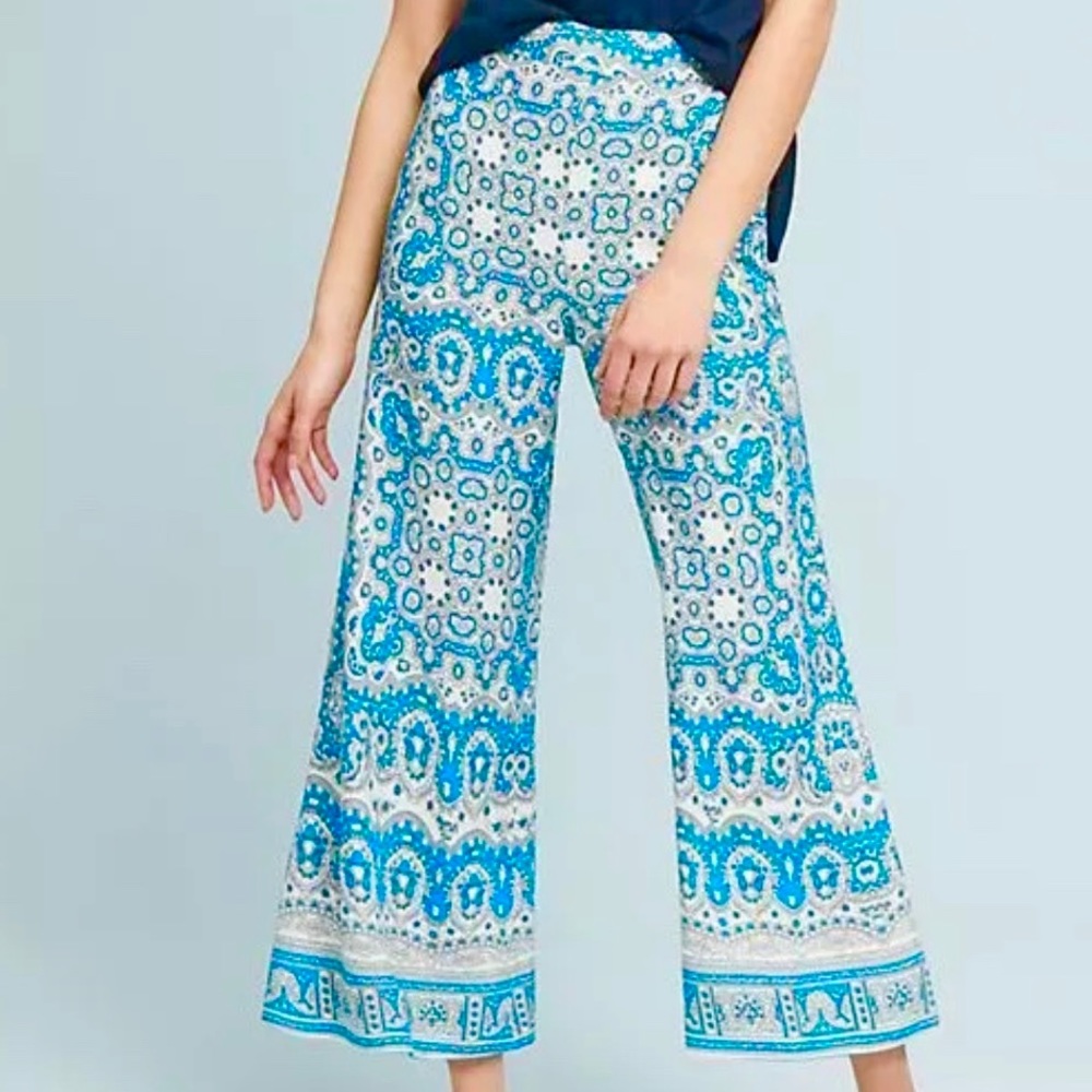 Anthropologie Featherbone Wide-leg Pants